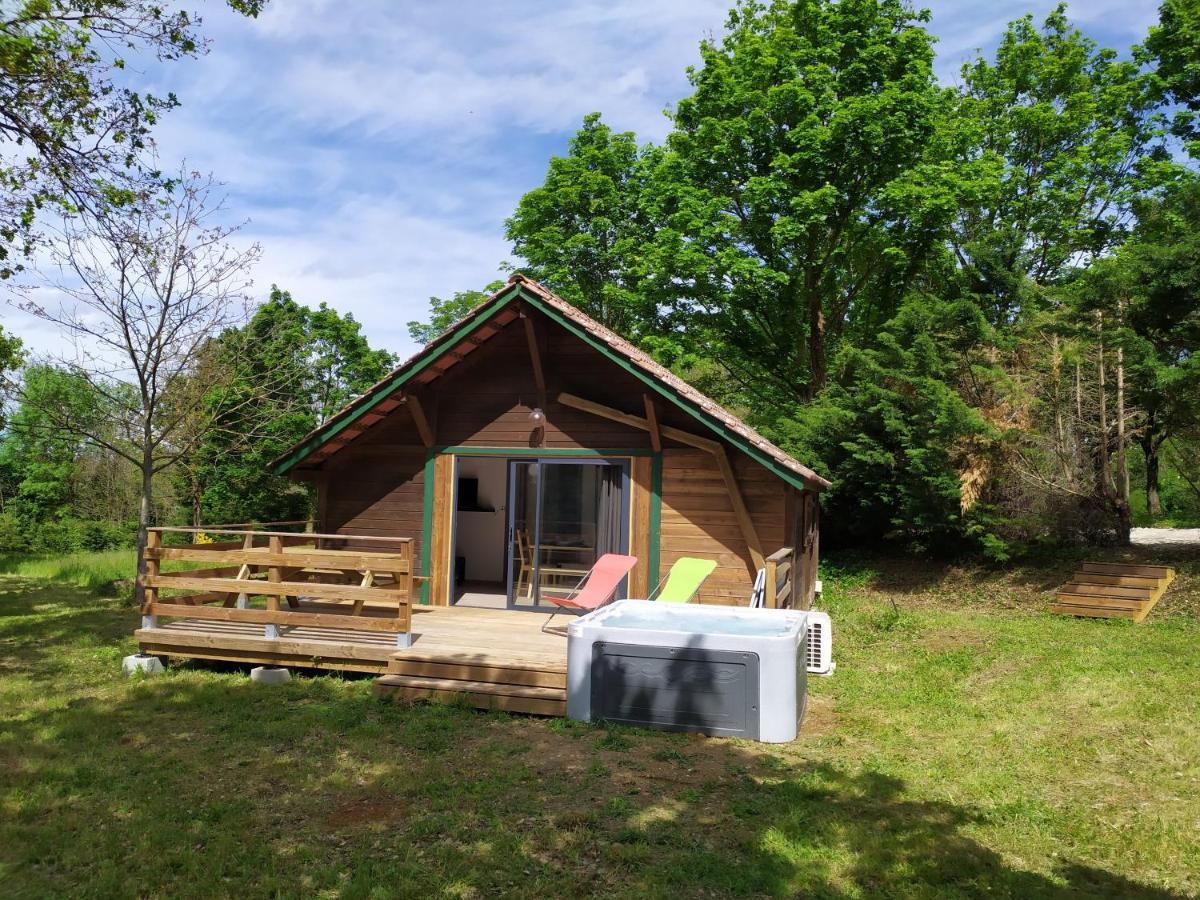 Camping Domaine de Senaud Albon Bagian luar foto