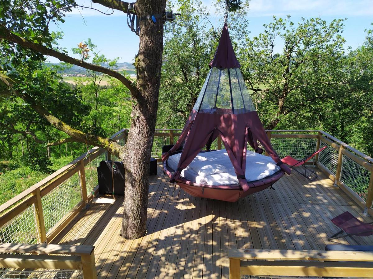 Camping Domaine de Senaud Albon Bagian luar foto