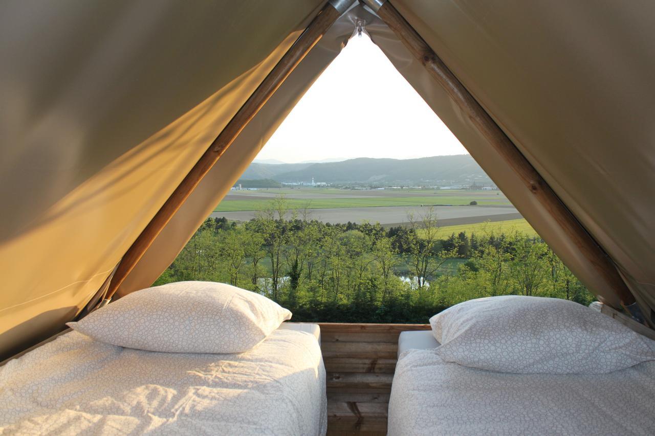 Camping Domaine de Senaud Albon Bagian luar foto