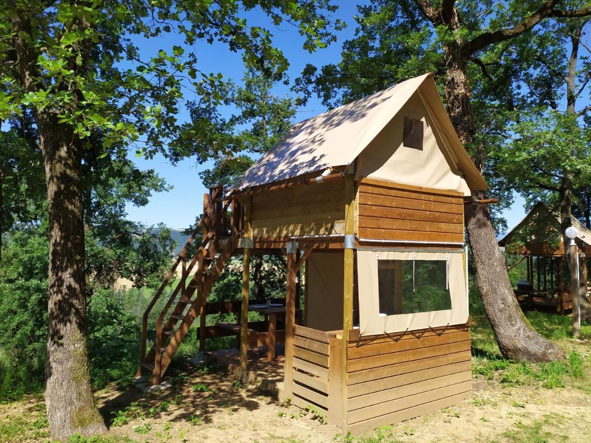 Camping Domaine de Senaud Albon Bagian luar foto